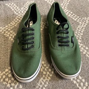Green Vans Never worn